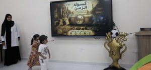 IMG_4491-300x139 ورشة “كبسولة الزمن” للتوعية بالاستخدام المتوازن للشاشات في مستشفى صحار