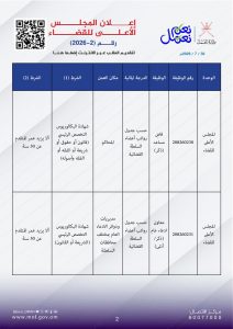 publer-1785401152567-212x300 إعلان عن فرصتين وظيفتين لدى المجلس الأعلى للقضاء